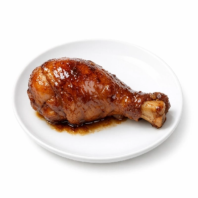 Chicken dark meat drumstick only enhanced cooked braised
