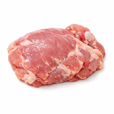 Chicken dark meat thigh only enhanced raw