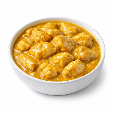 Chicken in yellow curry sauce