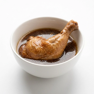 Chicken leg stewed meat and skin