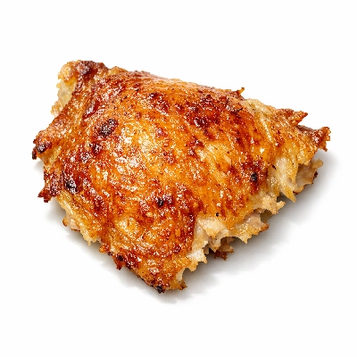 Chicken skin (drumsticks and thighs) enhanced cooked roasted