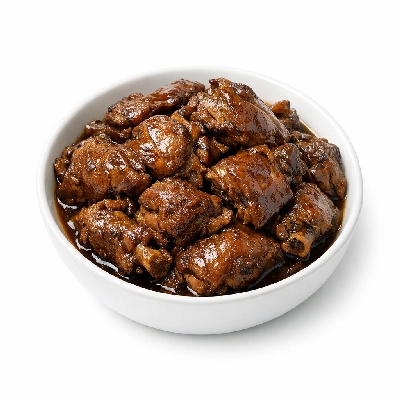 Chicken stewing dark meat only cooked stewed