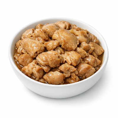 Chicken thigh stewed meat only skinless