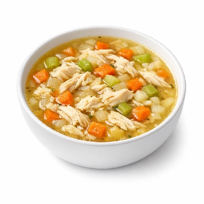 Chicken vegetable soup canned, condensed