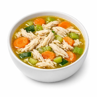 Soup vegetable chicken low sodium