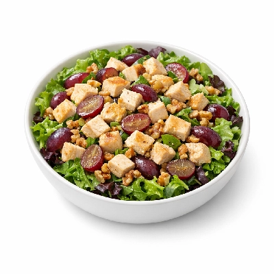 Chicken Walnut Grape Salad & Orange