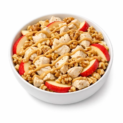Chicken Walnut Salad with Apple & PB