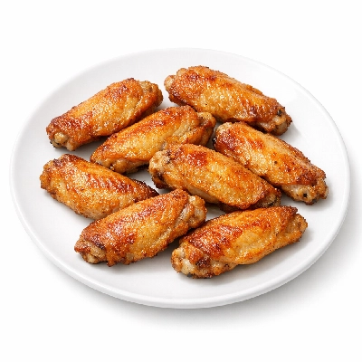 Chicken wing roasted meat only skinless