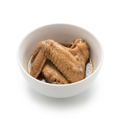 Chicken wing stewed meat and skin