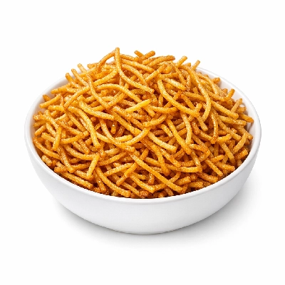 Fried chickpea noodles