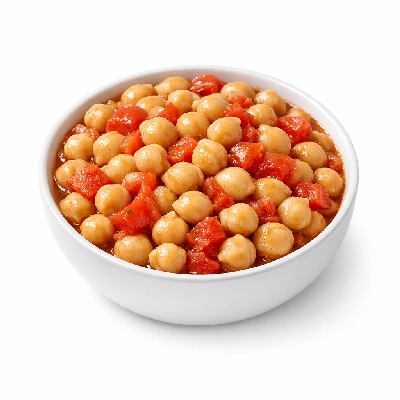 Chickpeas with Tomatoes