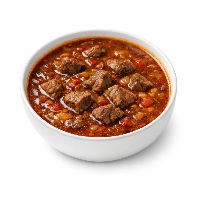 Chili beef soup