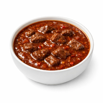 Chili beef soup canned, condensed