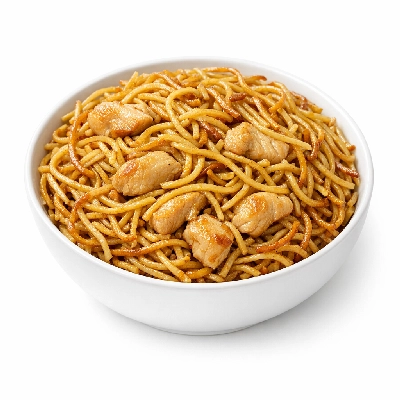Chinese restaurant chicken chow mein without rice