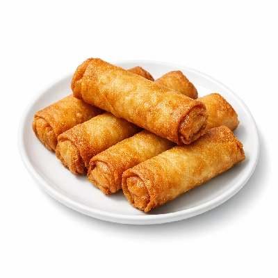 Chinese restaurant egg rolls without any sauce or dip