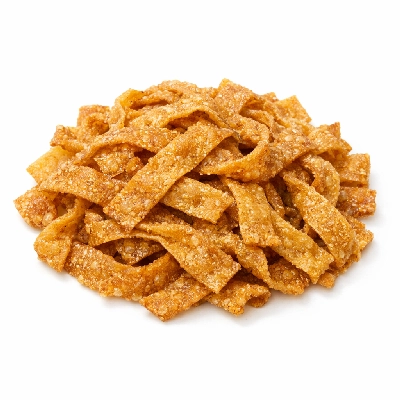 Chinese restaurant flat crunchy noodles