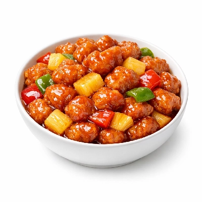 Chinese restaurant sweet and sour pork without rice