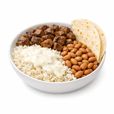 https://eato.health/food-images/feast/act/chipotle-garlic-guajillo-steak-half-white-rice-pinto-beans-queso-blanco-tortilla-on-the-side-burrito-bowl-32236465-1.webp