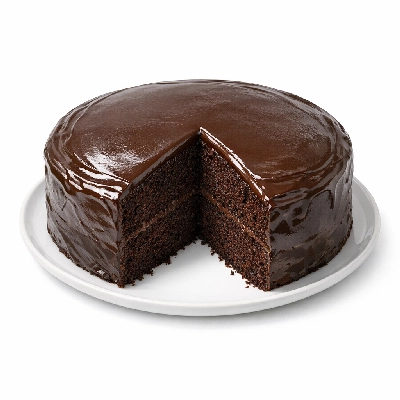 Chocolate cake with chocolate frosting