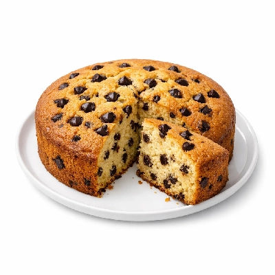 Chocolate chip sponge cake