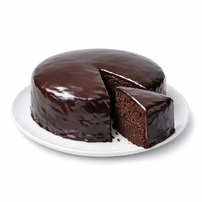 Chocolate-Coated Cake