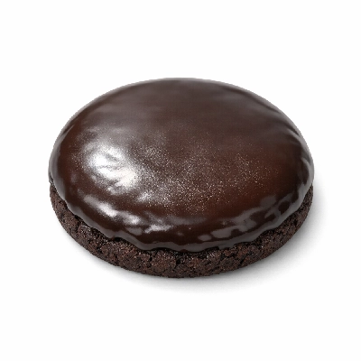 Cookie chocolate with icing or coating