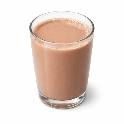 Chocolate milk, reduced fat with added calcium