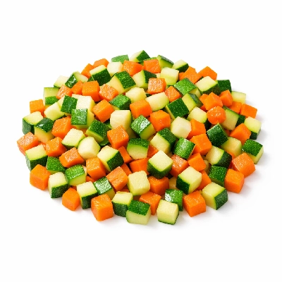 Chopped Zucchini and Carrots