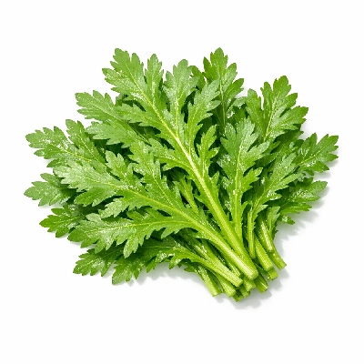 Chrysanthemum leaves raw
