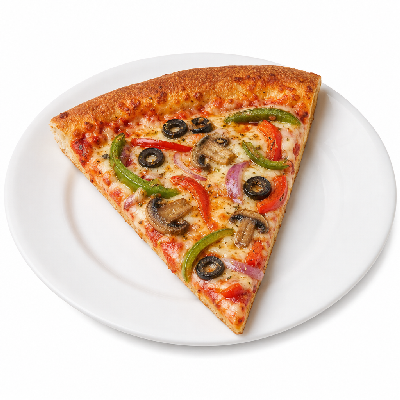 Chuck E. Cheese Pizza Veggie Combo Medium