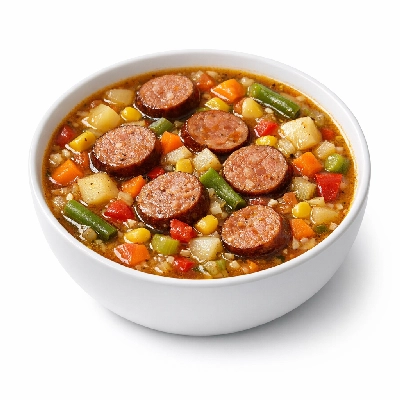 Chunky Vegetable and Sausage Soup