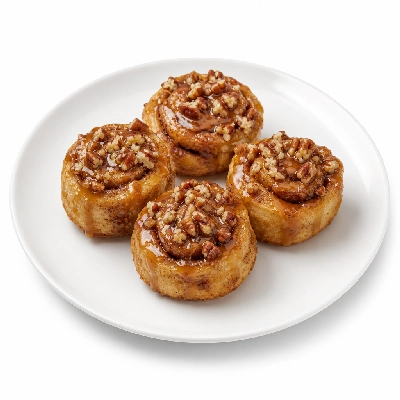 Cinnabon Hot Plate Caramel Pecanbon Bites 4 Ct