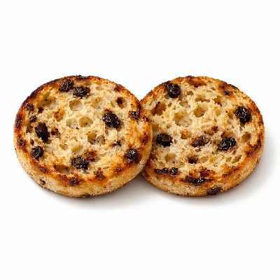Cinnamon raisin english muffin