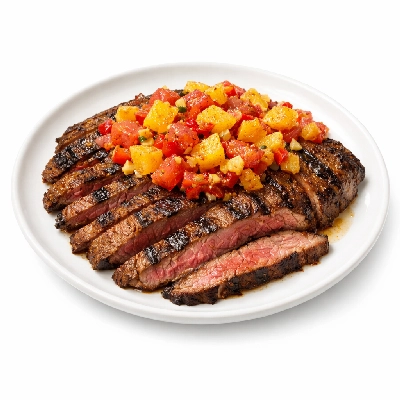 Citrus Salsa Flank Steak