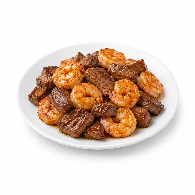 Claim Jumper Beef & Shrimp