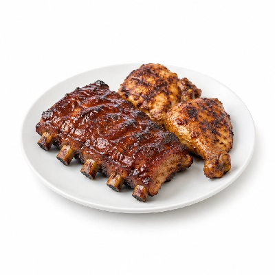 Claim Jumper Gluten Free Menu Rib and Chicken Combo