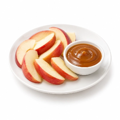 Claim Jumper Kids Menu Side Choice Apples and Caramel