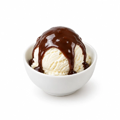 Claim Jumper Kids Menu Sundae with Chocolate Sauce