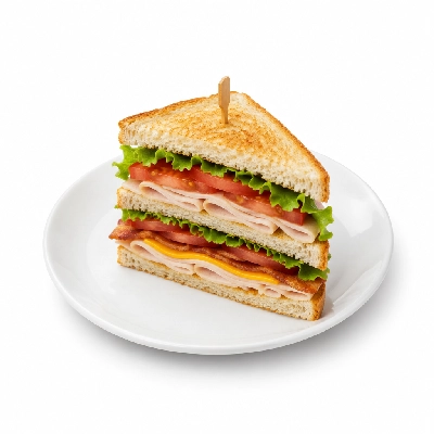 Claim Jumper Lunch Menu Clubhouse Sandwich Half