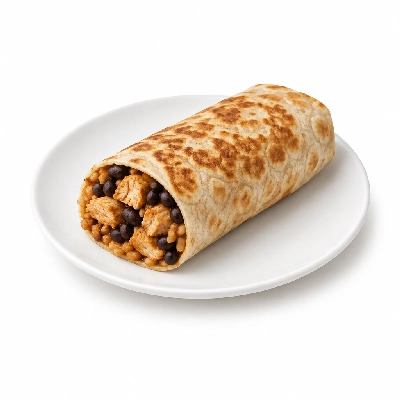 Claim Jumper Pizza Black Bean and Chicken Burrito Pan