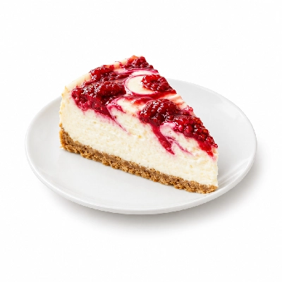 Claim Jumper Sweets Raspberry White Chocolate Cream Cheese Pie