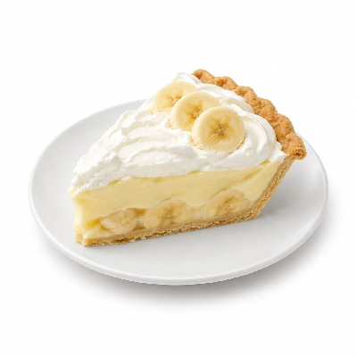 Coco's Bakery Restaurant Banana Cream Pie Slice