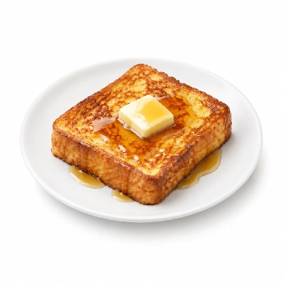 Coco's Bakery Restaurant Breakfast 0.5 French Toast (Include Butter and Syrup)