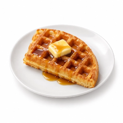 Coco's Bakery Restaurant Breakfast 0.5 Waffle (Include Butter and Syrup)