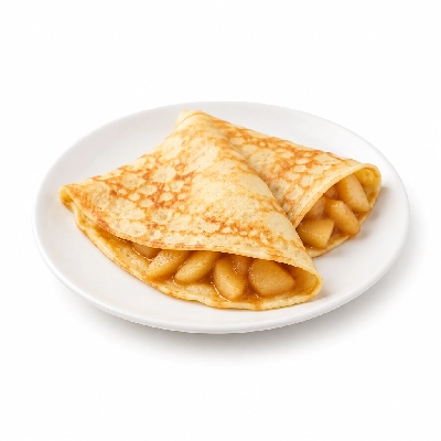 Coco's Bakery Restaurant Breakfast Apple Crepes Combo