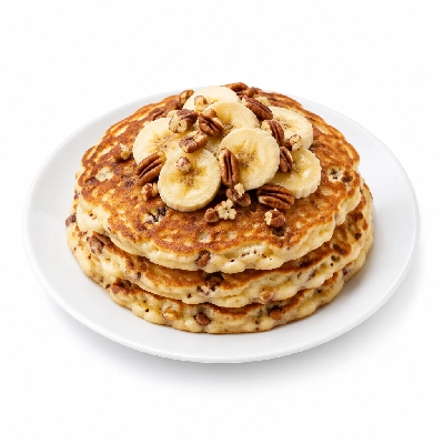 Coco's Bakery Restaurant Breakfast Banana Pecan Pancakes a La Carte