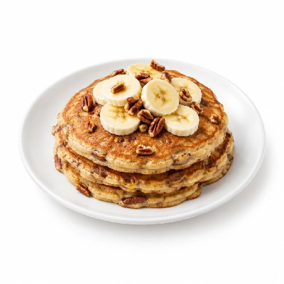 Coco's Bakery Restaurant Breakfast Banana Pecan Pancakes Combos