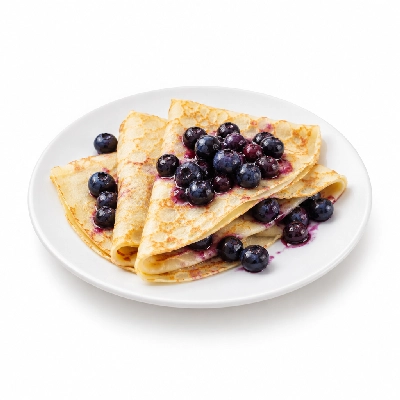 Coco's Bakery Restaurant Breakfast Blueberry Crepes a La Carte
