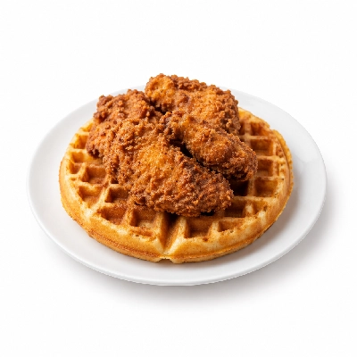 Coco's Bakery Restaurant Breakfast Chicken & Waffle