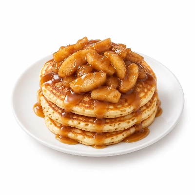 Coco's Bakery Restaurant Breakfast Cinnamon Apple & Caramel Pancakes a La Carte